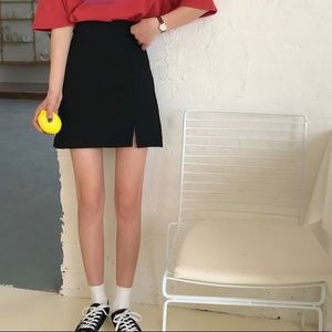 A-Line Black Skirt